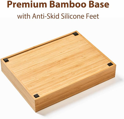 Umilife Desk Drawer Organizer, Bamboo Wood Organizer Tray - Image 4
