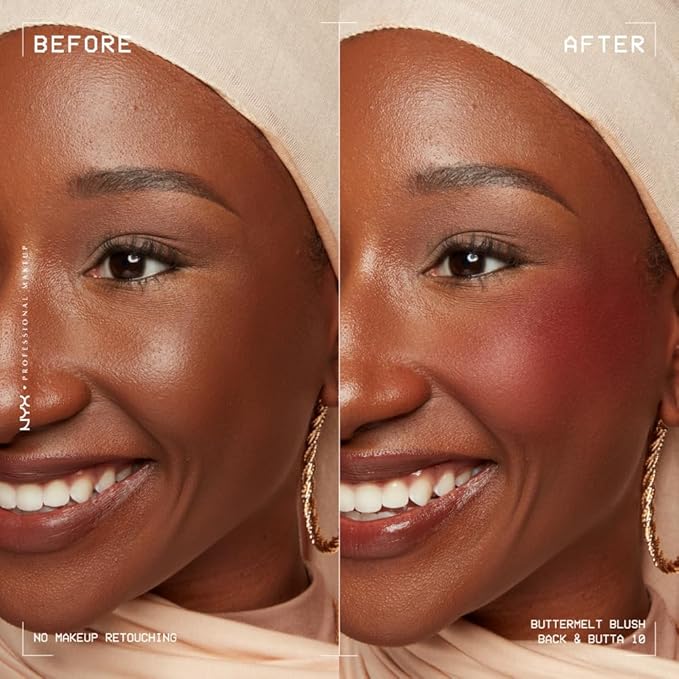 NYX PROFESSIONAL MAKEUP Buttermelt Powder Blush, Fade and Transfer-Resistant - Image 3