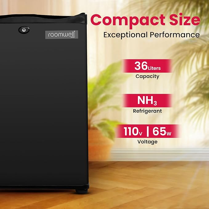 roomwell 1.4 cu.ft Compact Auto Defrost 120V/12V Refrigerator - Image 4