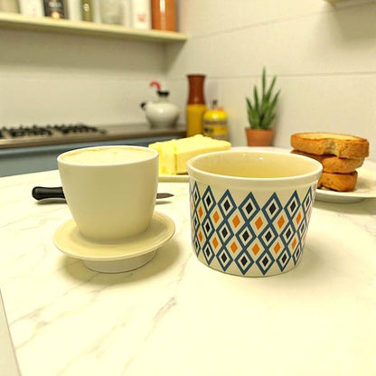 Butter Crock with Lid for Countertop, Butter Keeper Crock with Water, French - Image 6