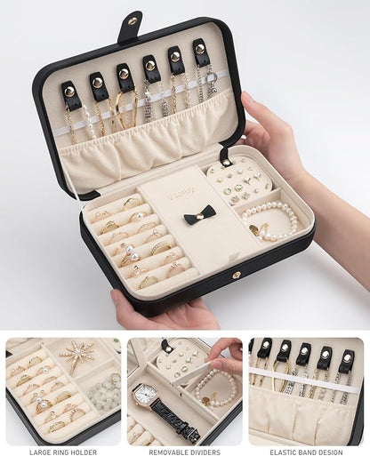 Small Jewelry Box, Travel Jewelry Case Portable Jewelry Boxes - Image 2
