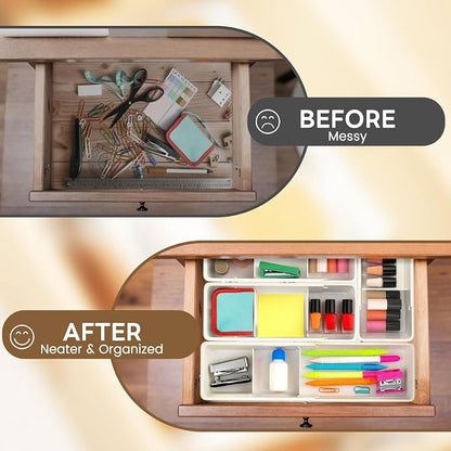 Expandable Drawer Organizers, Adjustable Drawer Dividers Organizers, PP Drawer - Image 3