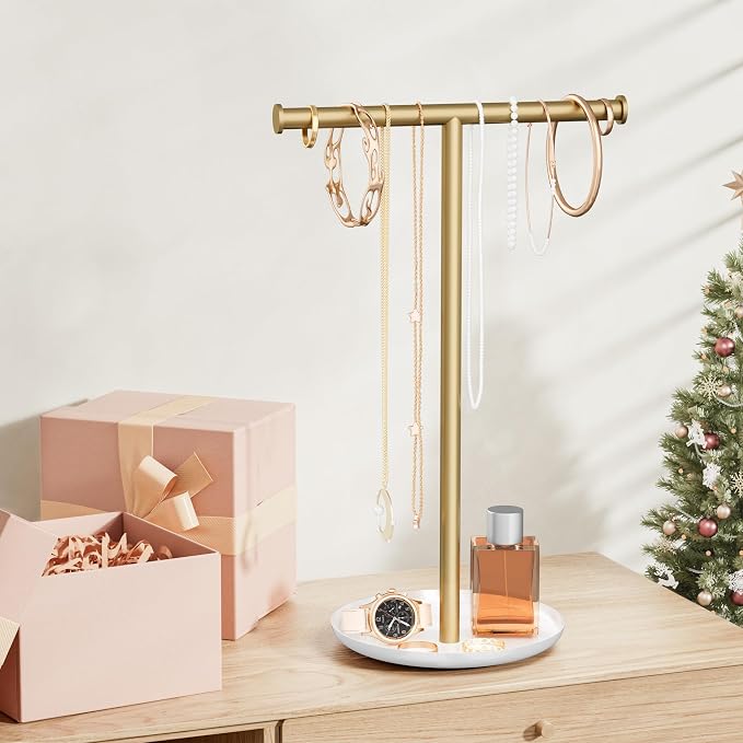 Gold Necklace Organizer Stand - Image 7