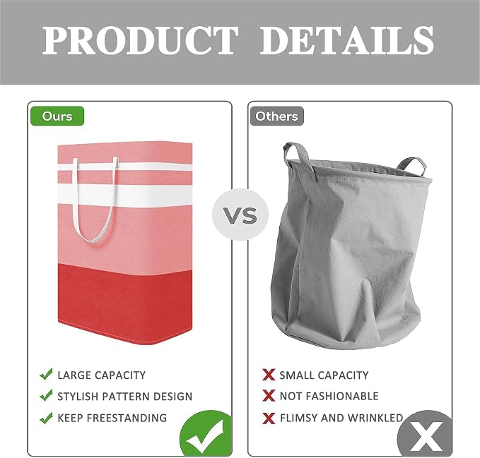 Foldable Laundry Basket，Large Laundry Baskets - Image 3