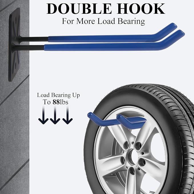 Steel Garage Storage Hooks Wall Tool Organizer, 10 Inch Garage Hook Heavy Duty - Image 4