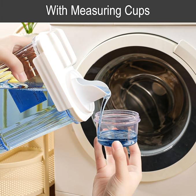 64 OZ Laundry Detergent Dispenser, Liquid Laundry Soap Dispenser, Fabric - Image 4