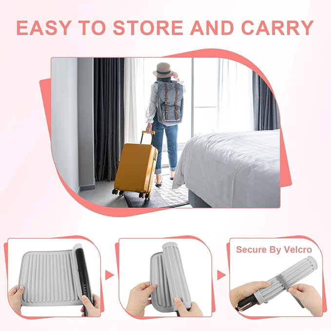 Large Silicone Heat Resistant Mat, Professional Hot Hair Tools Mat - Image 6
