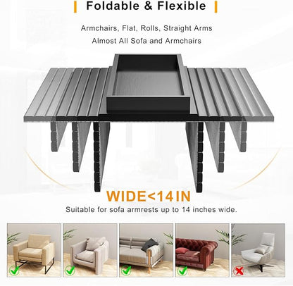 Sofa Arm Rest Tray Table for Couch - Image 4