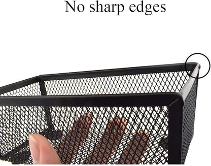 HAHIYO Stackable Mesh Tray Cup 6 x 3 x 2 inches Sturdy Container - Image 6