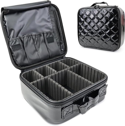 Travel Makeup Bag Makeup Cosmetic Train Case Organizer Portable Storage Bag by SLUMAZI