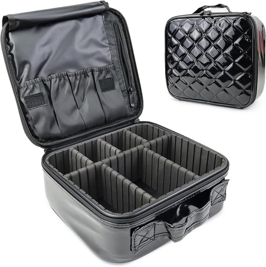 Travel Makeup Bag Makeup Cosmetic Train Case Organizer Portable Storage Bag by SLUMAZI
