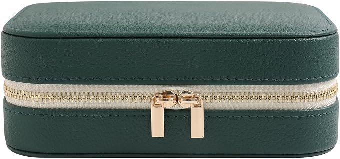 Genuine Leather Travel Jewelry Organizer Case - Image 2