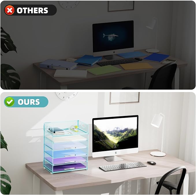 Marbrasse 2 Pack Desk Organizer - Image 5