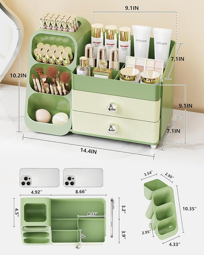 Makeup Organizer with Drawers, Skincare Organizer, Storage Box Cosmetic Display - Image 4