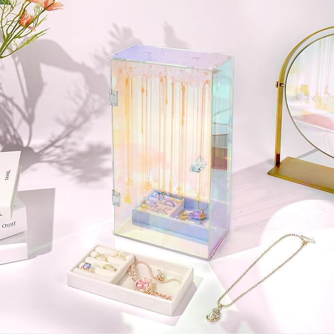 Cirhy Iridescent Necklace Holder Organizer - Image 2