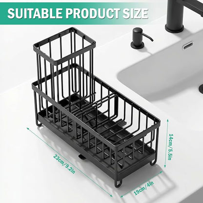 Sponge Holder for Kitchen Sink, Sink Caddy Organizer - Image 6