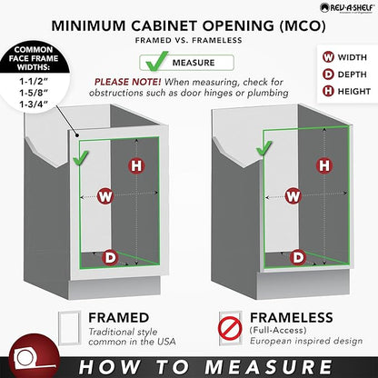 Rev-A-Shelf Base Filler Pullout Organizer Rack - Image 6