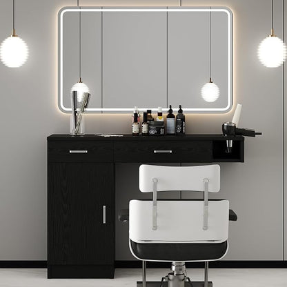 4ever2buy Salon Stations for Hair Stylist, Wall Mount Barber Station - Image 6