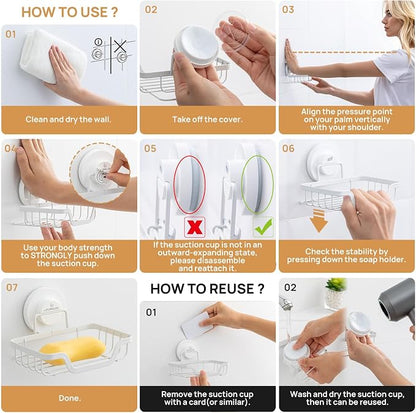 LEVERLOC Soap Dish, Soap Bar Holder - Image 5