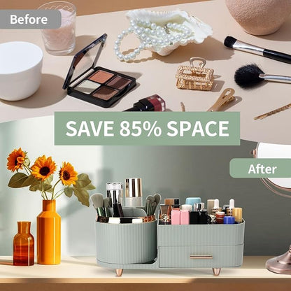 Makeup Organizer for Vanity, Cosmetic Display Case - Image 2