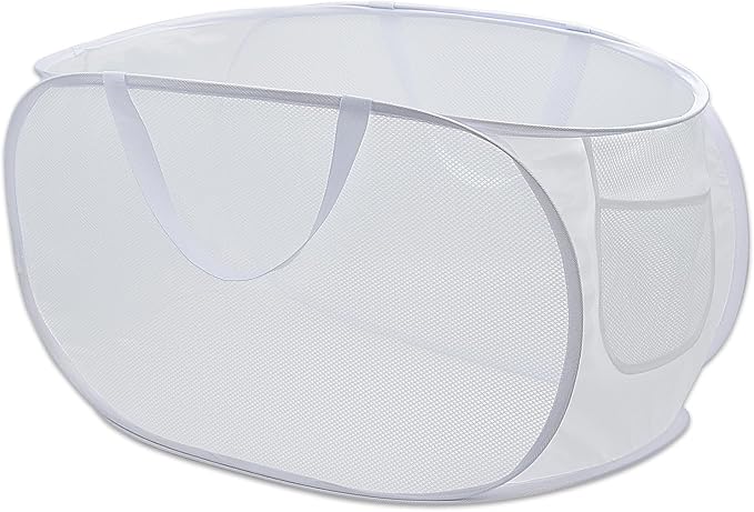 HONOMA Sturdy Mesh Laundry Hamper Basket Bag, Pop up Basket by HONOMA
