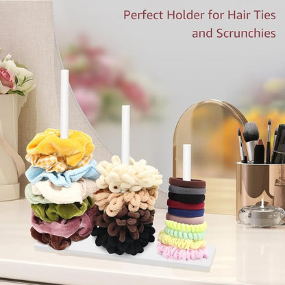 SMUK 2Packs 3-Tiers Acrylic Scrunchie Holder Organizer - Image 5