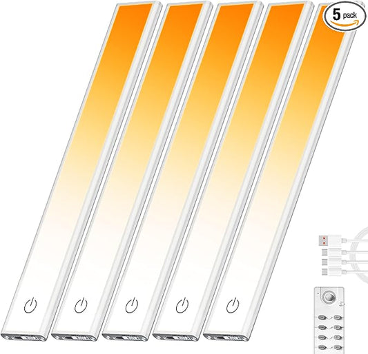 100 LED Under Cabinet Lights Wireless by MEKKLEON