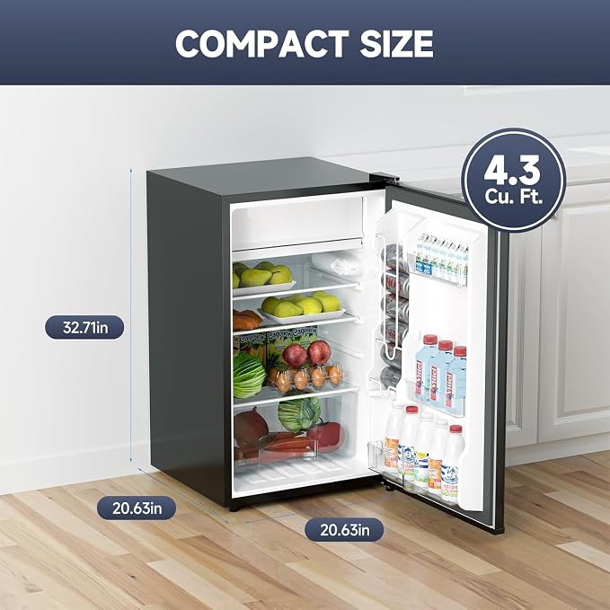 Jojoka 4.3 Cu.ft Mini Fridge - Image 8