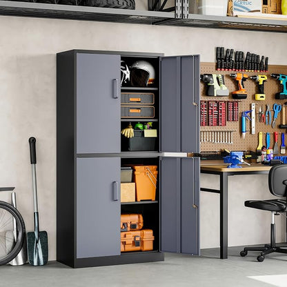 Yizosh Metal Storage Locking Cabinet - Image 6