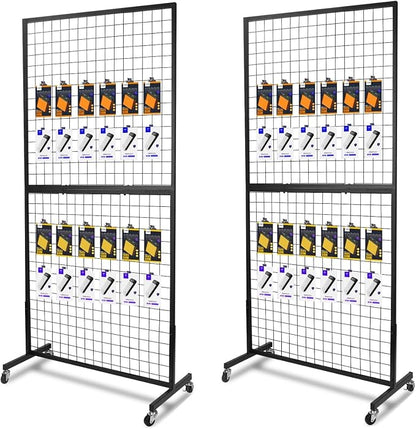 Grid Wall Panels, 2 Packs 3'x 6' Grid wall Panels Stand by NectaCol