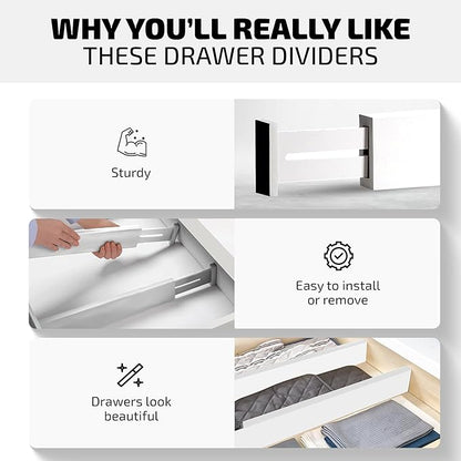 Bambüsi 4 Pack Drawer Dividers - Image 5