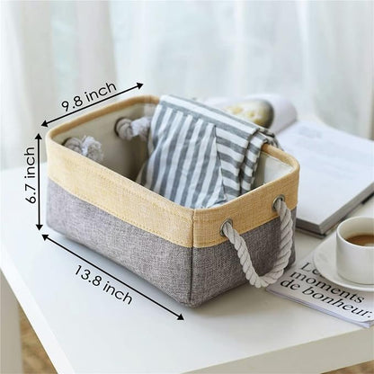TheWarmHome Storage Bins for Organizing, Sturdy Storage Basket, Decorative - Image 2
