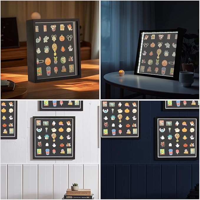 Light Up Pin Display Case – Illuminated Enamel Pin Display Board - Image 7