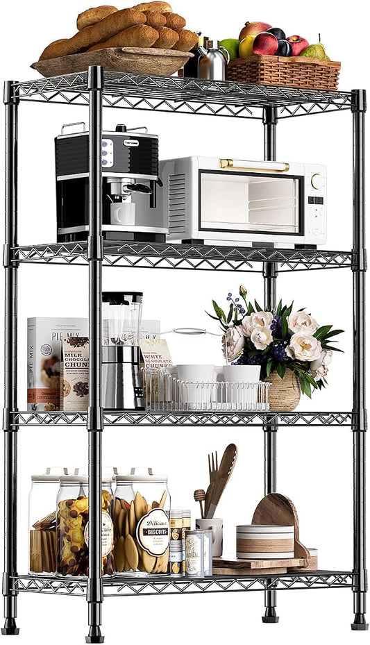 1000 lbs Storage Shelving Steel Heavy Duty 4-Tier Utility Shelving Unit Steel by MEIGAOPLASTICANDMETALHKCOLIMITED