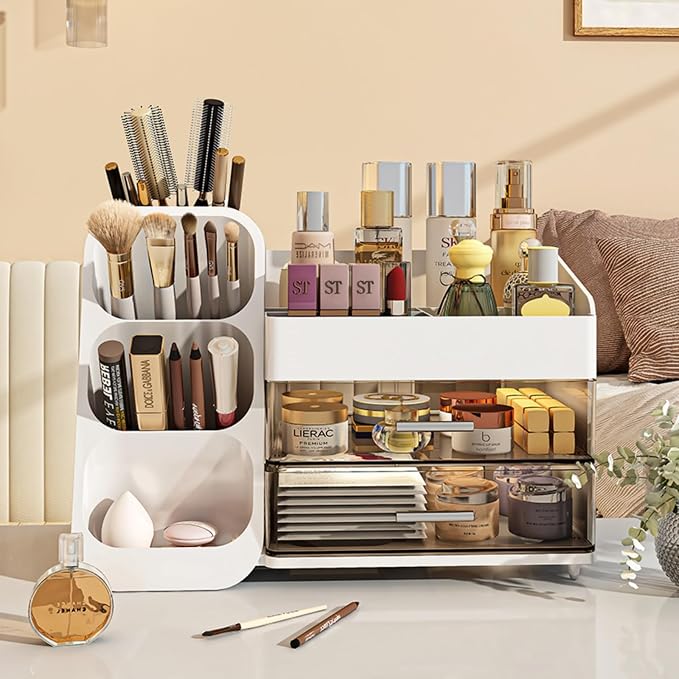 Makeup Organizer with Drawers, Large Capacity Countertop Organizer - Image 2