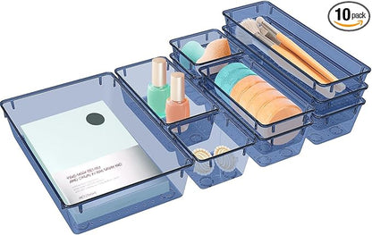 10 PCS Drawer Organizer Set, 5 Varied Size Bathroom and kitchen Drawer cabinet by StorMiracle