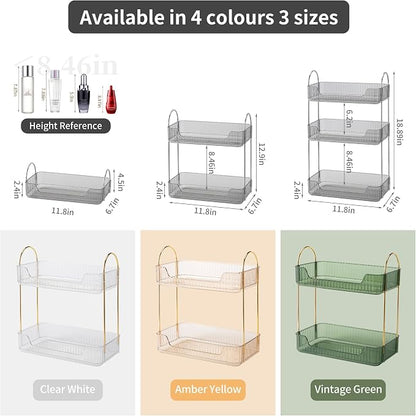 YCIA&DONE Bathroom Organizer Countertop, Makeup Storage, Skincare Cosmetic Tray - Image 2