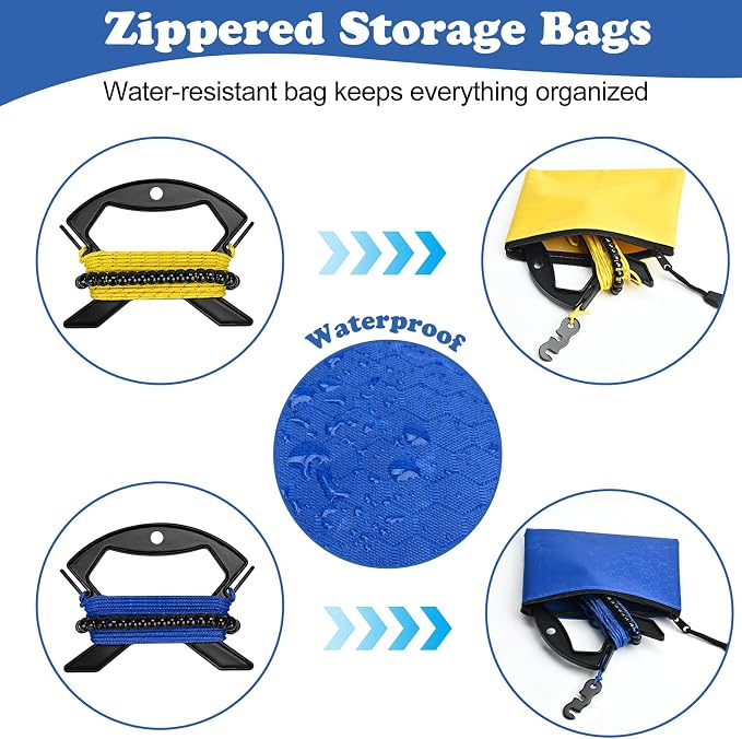 2 Pack Travel and Camping Clothesline - Image 7