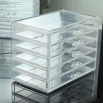 Space Saving Acrylic Cosmetic Storage Drawers Multi Drawers Acrylic Organizer - Image 4