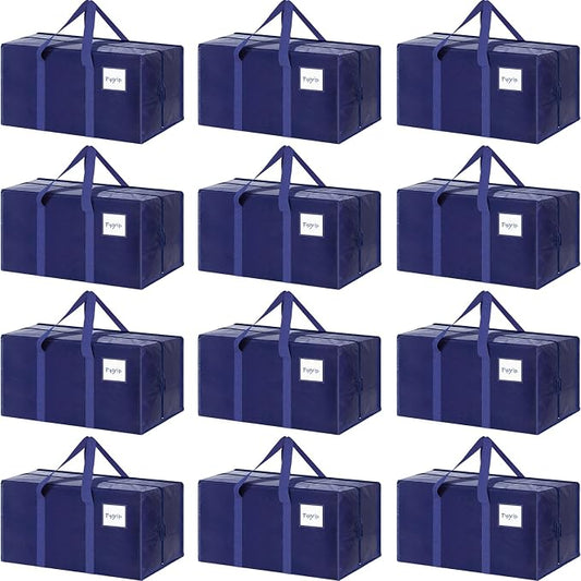 12 Pack Extra Heavy Duty Large Moving Bags by Fygrip