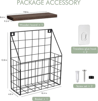 Mail Holder Magazine Basket - Image 2