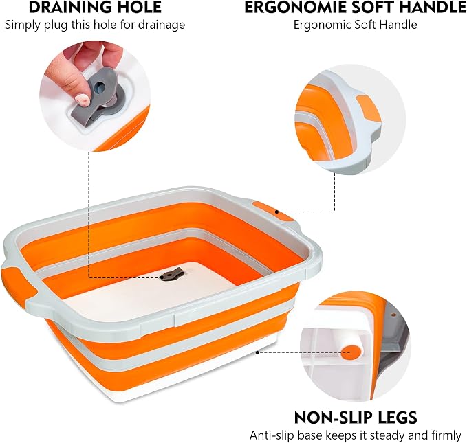 8L/16L BBQ Prep Tub with Cutting Board, Lid & Complimentary Mitts/Gloves – - Image 8