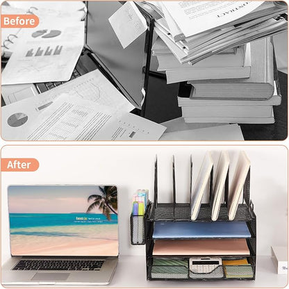 Desk Organizers and Accessories, 3-Tier Paper Organizer - Image 2