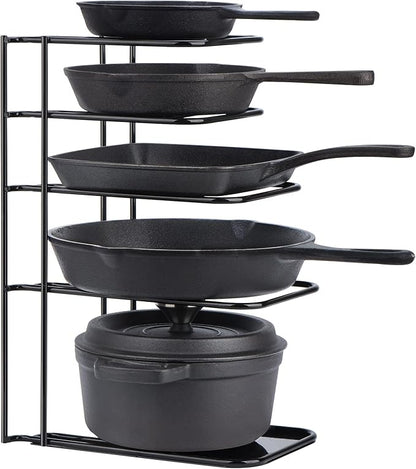 Toplife Heavy Duty Pan Organizer, 5 Tier Pot and Pan Organizer Rack by Toplife
