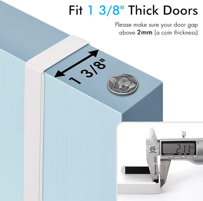 KES Ironing Board Hanger Over The Door, T-Leg Holder, - Image 5