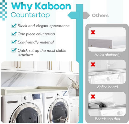 Kaboon Washer Dryer Countertop, Melamine Countertop - Image 4