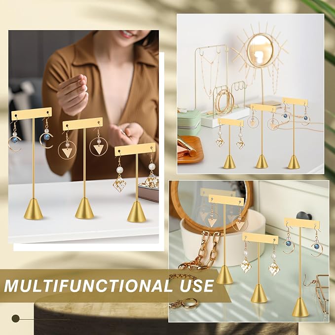 Marsui 12 Pcs Earring Display Set Earring T Bar Display Earring Holders - Image 6