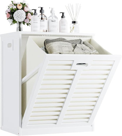 HITNET Tilt Out Laundry Hamper Cabinet, Bathroom Laundry Cabinet by HITNET