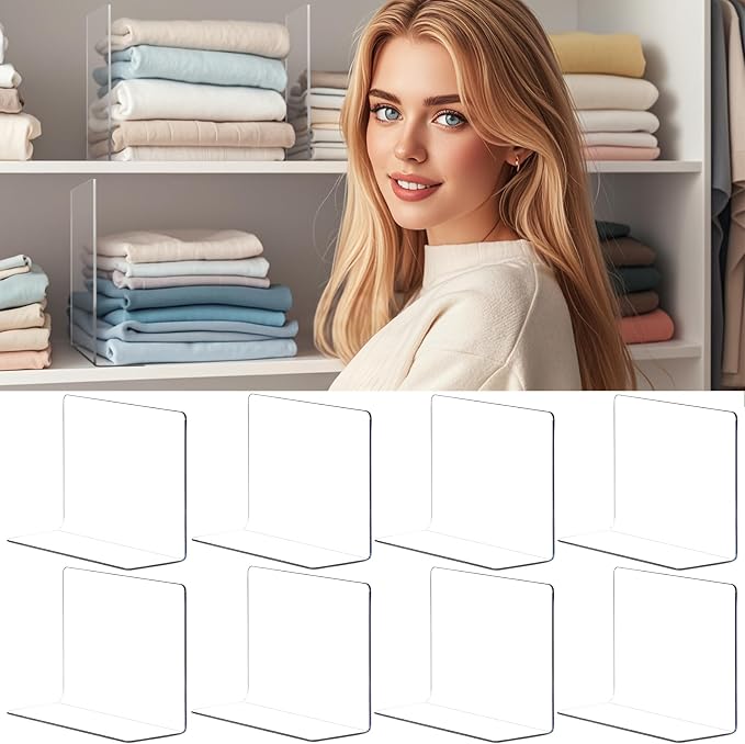 Shelf Dividers for Closet Organization by Lebouri