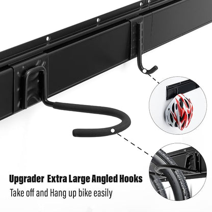 Sinoer 6-Bike & 6-Helmet Wall Mount Rack - Image 6